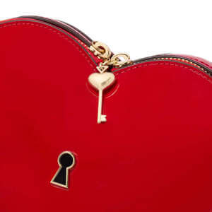 Kate Spade Key To My Heart Patent Leather 3d Micro Crossbody